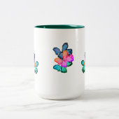 Mug ：蝶の愛 ツートーンマグカップ (中央)