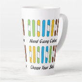 Mug – 配線規格の戦い カフェラテマグ (右アングル)