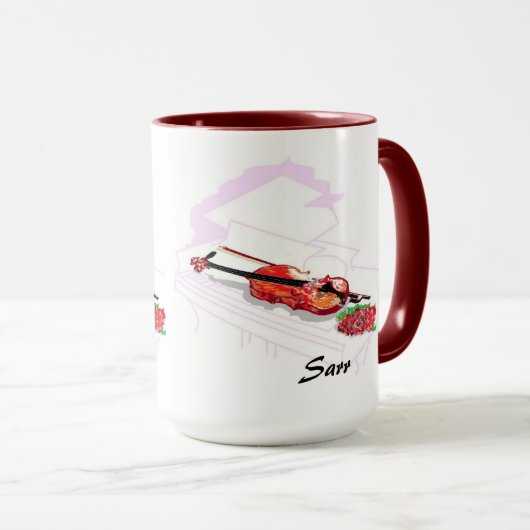 Mug ：音楽の愛 マグカップ (正面右)