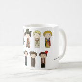 Mug 11人の博士 コーヒーマグカップ (正面右)
