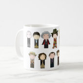 Mug 11人の博士 コーヒーマグカップ (正面左)