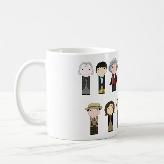 Mug 11人の博士 コーヒーマグカップ (左)
