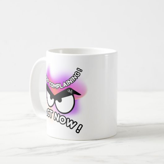 Mug 11oz : Act Now (white) コーヒーマグカップ (正面左)
