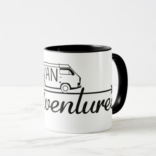 Mug 2 colors Van Adventures マグカップ (正面右)
