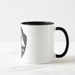 Mug 2 couleurs Blanc/Noir avec logo マグカップ