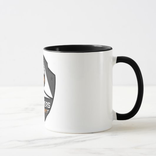 Mug 2 couleurs Blanc/Noir avec logo マグカップ (右)