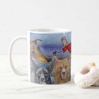 Mug #3 Joanna Flying Over Animals  コーヒーマグカップ