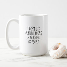 Mug (443 ml) - Morning People コーヒーマグカップ