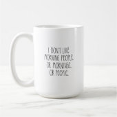 Mug (443 ml) - Morning People コーヒーマグカップ (左)