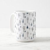 Mug (443 ml) - Winter Pattern コーヒーマグカップ (正面左)