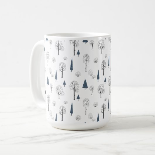 Mug (443 ml) - Winter Pattern コーヒーマグカップ (正面左)