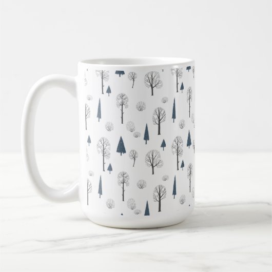 Mug (443 ml) - Winter Pattern コーヒーマグカップ (左)