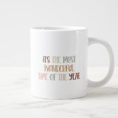 Mug (591 ml) - It's The Most Wonderful Time ジャンボコーヒーマグカップ (右)