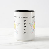 Mug 5 éléments médecine chinoise énergétique ツートーンマグカップ (中央)
