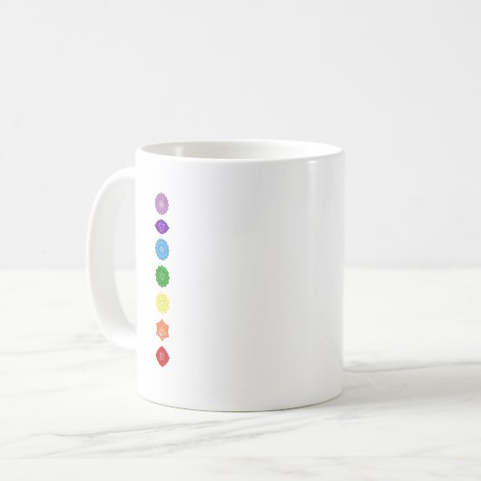 Mug  7 Chakras コーヒーマグカップ (正面左)