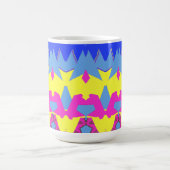 Mug, A classic multicolor seamless pattern design コーヒーマグカップ (中央)