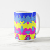 Mug, A classic multicolor seamless pattern design コーヒーマグカップ (正面右)