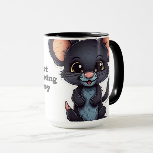 Mug A heart overflowing with joy マグカップ (正面右)