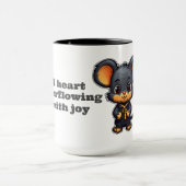 Mug A heart overflowing with joy マグカップ (中央)