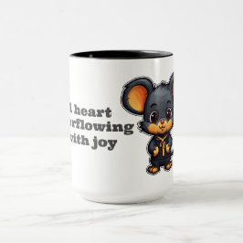 Mug A heart overflowing with joy マグカップ