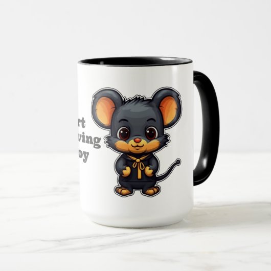 Mug A heart overflowing with joy マグカップ (正面右)