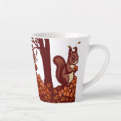 🐿️Mug à Latte Rustique Écureuil d'Automne Cosy カフェラテマグ (右)