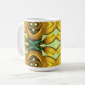 Mug, A vibrant multicolor seamless pattern design コーヒーマグカップ (正面左)