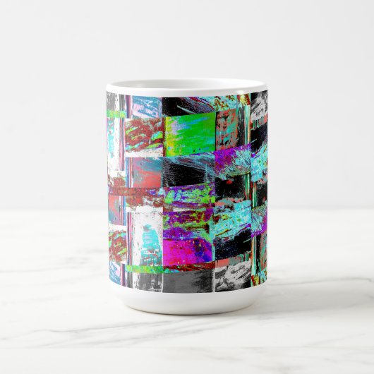 Mug – Abstract Grid コーヒーマグカップ (中央)