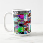 Mug – Abstract Grid コーヒーマグカップ (左)
