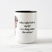 Mug African Woman, Reflections ツートーンマグカップ (中央)