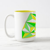 Mug Aller de l'avant en symphonie de jaune et vert ツートーンマグカップ (左)