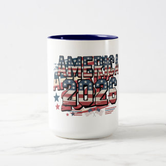 MUG AMERICA2026funny ツートーンマグカップ