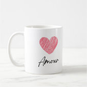 Mug Amour コーヒーマグカップ (左)