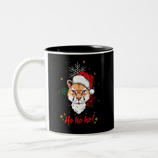 mug animal ho ho ho ツートーンマグカップ (左)