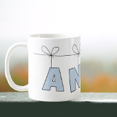 Mug Annaかわいいハート名 コーヒーマグカップ