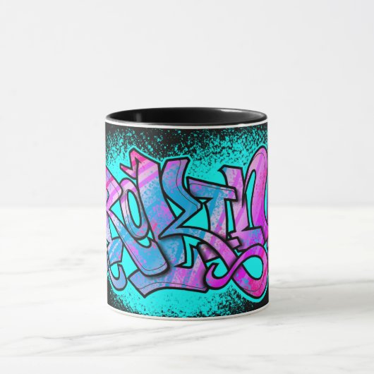 Mug Aqua Rokin noir マグカップ (中央)