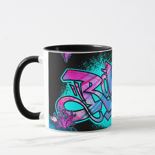 Mug Aqua Rokin noir マグカップ (左)