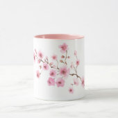 Mug aquarelle Fleurs de Cerisiers マグカップ (中央)