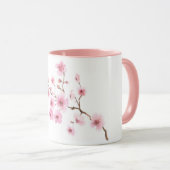 Mug aquarelle Fleurs de Cerisiers マグカップ (正面右)