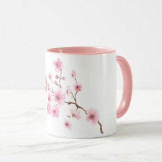 Mug aquarelle Fleurs de Cerisiers マグカップ