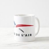 Mug Armée de l'air - logo コーヒーマグカップ (正面右)