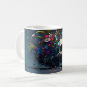 Mug art abstrait コーヒーマグカップ (正面左)