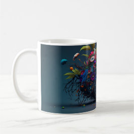 Mug art abstrait コーヒーマグカップ