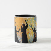 Mug art abstrait マグカップ (中央)