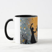 Mug art abstrait マグカップ (左)