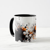 Mug art abstrait マグカップ (正面左)