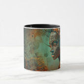 Mug art abstrait マグカップ (中央)