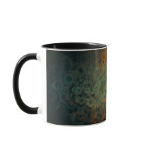 Mug art abstrait