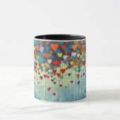 Mug art abstrait coeur マグカップ (中央)