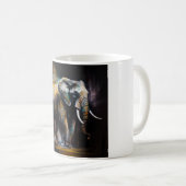Mug art abstrait éléphant コーヒーマグカップ (正面右)